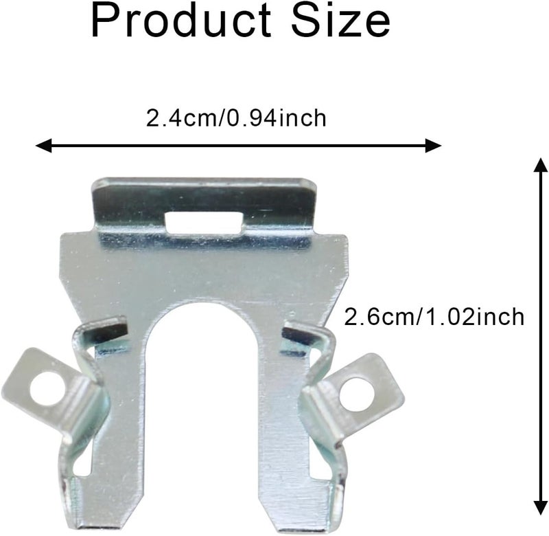 APRUT Headlamp Housing Ajusting Pivot Retaining Steel Clips Compatible with Ford F250 F350 F450 Bronco Lincoln Mercury F2AB13N020AA MMO05268 E9DZ13N129A E9DB13N020AA 8Pack - Image 2
